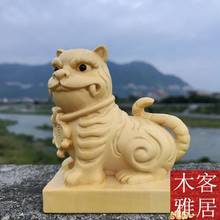 Estatua de animal tallado de boj exquisito, General Huwei Xiatan Marshal, estatua taoísta 2024 - compra barato