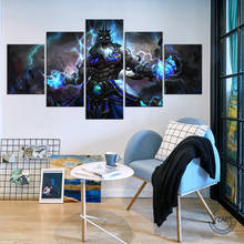 Zeus Dota 2-póster de videojuegos Pride of Olympus, pintura en lienzo artística, arte de pared, decoración para sala de estar, sin marco 2024 - compra barato