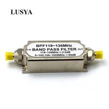 Lusya New SMA Bandpass Filter BPF 118-136MHz For Aeronautical Band A6-011 2024 - buy cheap