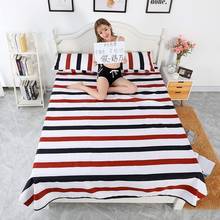 2019 Brand Bed Flat Sheet Polyester / Cotton Bed Sheet Set Child Kids Adults Full Bedspread Mattress Protector Cover Pillowcase 2024 - buy cheap