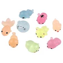 Cute Luminous Mochi Squeeze Toys Squishy Squishi Antistress Funny Gadgets Squishies Anti Stress Interesting Toys For Children 2024 - buy cheap