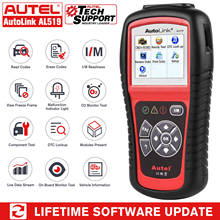 Autel-herramienta de diagnóstico automotriz AutoLink AL519, autoescáner OBD2, con un clic, DTC, lector de código OBDII 2024 - compra barato