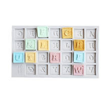 Letters Alphabet Silicone Biscuit Cake Molds Fondant Cookie Mousse Chocolate Mold DIY Cake Decoration 2024 - buy cheap