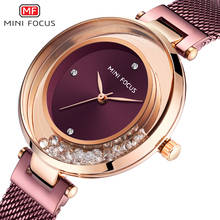 MINI FOCUS-relojes de marca de lujo para mujer, reloj de cuarzo resistente al agua, correa de malla de acero, elegante 2024 - compra barato