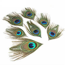 20Pcs Real Peacock Feather Eye Trimmed 10-15CM/4-6" Peacock Feathers for Crafts Wedding Feathers Decoration Carnaval Assesoires 2024 - buy cheap