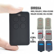 Mando a distancia ERREKA para garaje, 433mhz, código fijo, réplica de mando de puerta de código rodante, 868mhz 2024 - compra barato