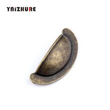 1pc 79*33mm Cabinet Drawer Medicine Semicircle Bronze Handle Alloy Shell Handles Antique  Kitchen 2024 - buy cheap