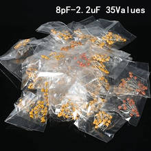 700Pcs/lot 8pF~2.2uF DIP Multilayer Ceramic Capacitors Assortment Kit samples 35 Values * 20Pcs Ceramic Capacitor Set Pack 2024 - buy cheap