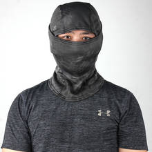 Balaclava camuflada térmica, máscara facial respirável de inverno com absorção de suor para motocicleta ao ar livre, chapéu de caça para peixe airsoft 2024 - compre barato