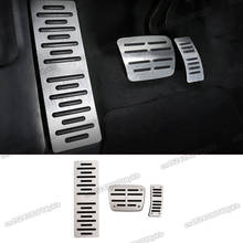 car rest accelerator pedal brake cover trims for audi a6 2004 2005 2006 2007 2008 2009 2010 c6 4F accessories auto styling 2024 - buy cheap
