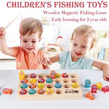 Деревянная Магнитная рыболовная игра, алфавит ABC, головоломка для сортировки, игрушки для мелкой моторики, подарок для ребенка, обучающие игрушки для родителей и детей, 23 марта 2024 - купить недорого