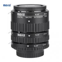 Meike-juego de tubos de lente de extensión Macro de enfoque automático, MK-N-AF, 12mm + 20mm + 36mm para montaje Nikon F para Nikon D3400 D5300 D7200 D850 D5500 2024 - compra barato