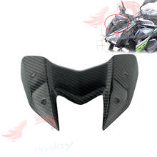 Parabrisas delantero de fibra de carbono para motocicleta, accesorio apto para Kawasaki Z250 Z800 2024 - compra barato