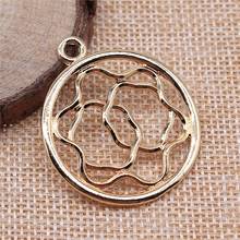 Hot 8pcs Flower Of Life Charm Pendants For Bracelet Necklace Jewelry Accessories Diy Jewelry Making 2024 - buy cheap