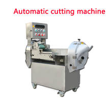 300-1000kg/h Commercial VVVF automatic vegetables cutter Multifunction cutting machine electric vegetable slicer 220v/380v 1.3KW 2024 - buy cheap