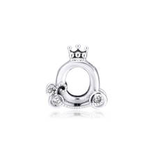 Beads For Jewelry Making Polished Crown O Carriage Charm Fits Sterling Silver Charms Bracelet & Bangle Fashion Female DIY Beads 2024 - buy cheap