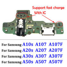 Original New USB Charging Port Connector Board With Full IC For Samsung A10 A20 A21A30 A40 A405 A50 A60 A70 A80 A21S A03S 2024 - buy cheap