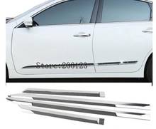 Car ABS chrome Door trim Strip Molding Stream lamp panel bumper 4pcs For Nissan Teana Altima 2013 2014 2015 2024 - buy cheap