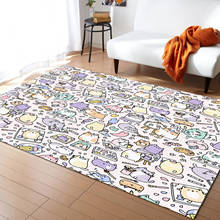 Cartoon Cute Cat Carpet for Home Living Room Bedroom Bedside Decor Large Area Rug Kids Room Crawl Mat 2024 - buy cheap
