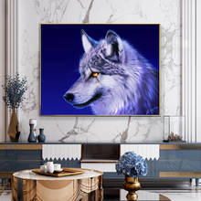 Blue fox Wild Animal  Canvas Art Painting Posters and Prints Cuadros Home Decor Wall Art Picture for Living Room 2024 - buy cheap