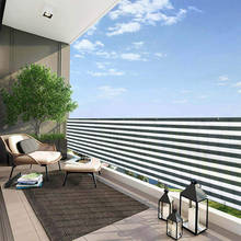 Cubierta de pantalla de privacidad para balcón, cubierta gris oscura de 3 'x 16', malla para exteriores, Patio, porche, apartamento, valla 2024 - compra barato