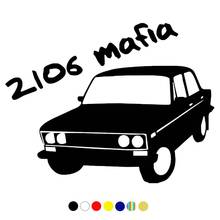 CS-1095# 20x15 cm VAZ 2106 Mafia funny car sticker vinyl decal for auto stickers styling car decoration on bumper rear window 2024 - buy cheap