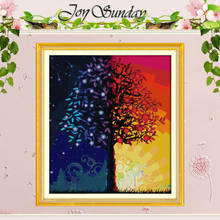 Набор для вышивки крестиком Color Life Tree, 11CT 14CT, оптом 2024 - купить недорого