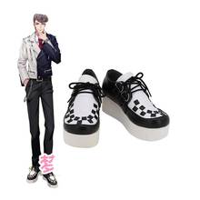 New Anime DRB Division Rap Battle Tragic Amaguni Hitoya Heaven Hell Cosplay boots Anime Shoes customized 2024 - buy cheap