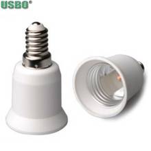 10 шт. универсальный белый PBT E14 к E27 E26 светодиодный светильник база преобразования лампочка светодиодный адаптер лампы держатель 2024 - купить недорого