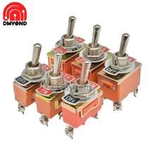 10PCS 3 Positions 6 Pins 6P 6PIN 12mm Toggle Switch S Double Throw SPDT ON-OFF 250V 15A 1/4 Inch Mounting 29*14.5MM 2024 - buy cheap