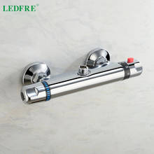 LEDFRE Thermostatic Bath Shower Control Valve Bottom Faucet Wall Mounted Hot And Cold Brass Bathroom Mixer Bathtub Tap LF56T220 2024 - buy cheap