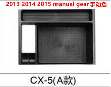Compartimento de almacenamiento Central para coche Mazda, compartimento de reposabrazos ABS negro, estilo de coche, para CX-5 2013-2015 2024 - compra barato