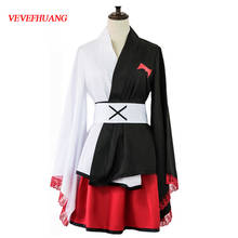 VEVEFHUANG-Disfraz de Anime de Danganronpa, Cosplay de Junko enosima, encarnada, Kimuchi, Dangan, Ronpa, gatillo, feliz Havoc 2024 - compra barato