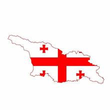 Creative Car Sticker Georgia Flag Map Decal Motorcycle Car Accessories Waterproof Decal Scratch-proof Vinyl Material Decor 2024 - buy cheap