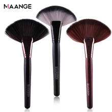 MAANGE Pro 1pcs Soft Makeup Large Fan Brush Big Top Blush Loose Powder Foundation Blend Beauty Make Up Tool Cosmetics Brushes 2024 - buy cheap
