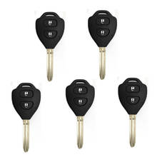 5pcs/lot XHORSE XKTO05EN T oyota Style Wired Universal Remote Key F lat 2 Buttons for VVDI VVDI2 Key Tool English Version 2024 - buy cheap