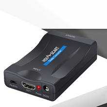 Преобразователь аудио 1080P Scart в HDMI высококлассный преобразователь AV сигнала HD приемник ТВ DVD с вилкой Стандарта США/ЕС оригинальная коробка 2024 - купить недорого