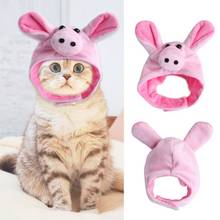 Sombrero de boina rosa para mascotas, accesorios para mascotas, gorros para perros, disfraz divertido, Cosplay 2024 - compra barato