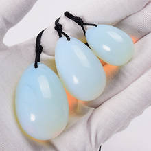 Conjunto de ovos opalite yoni, ferramenta com bola massageadora em cristal para exercício muscular e cuidados de saúde, massageador vaginal e piso da pele 2024 - compre barato
