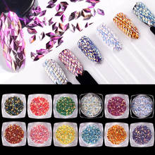 12 Boxes Mixed Colors 3D Hexagon Nail Glitter Mermaid Manicure Sequins Salon DIY Nail Flakes Paillettes Nail Art Decoration 2024 - buy cheap