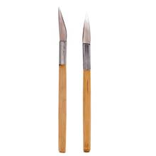 Agate Burnisher Polishing Knife  With Bamboo Handle Jewelry Making Tools New 2024 - buy cheap