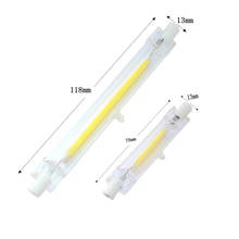 Mini tubo de vidrio LED regulable R7S COB, 50W, 40W, 30W, 15W, reemplazo de lámpara halógena, 220V-240V, 78mm, 118mm, potente bombilla de punto Led 2024 - compra barato