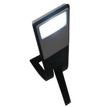 Luminária para leitura recarregável usb, clipe de luz para leitura em kindle book com brilho de 4 níveis lb88