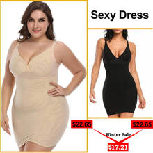 Camisola Bodycon para mujer, moldeador de cuerpo, entrenador de cintura, lencería Sexy, ropa interior ajustada, ropa interior sin costuras, Slips de Control, camisón 2024 - compra barato