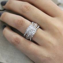 Кольцо обещания роскошное Брендовое модное кольцо Обручальные кольца для женщин кольца обручальное кольцо женские кольца ювелирные изделия кольца для девушек 2024 - купить недорого
