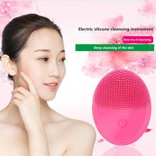 Electric Wash Brush Cleaning Brush Facial Exfoliating Blackhead Cleansing Instrument Waterproof Silicone Cleansing Tool Deep 2024 - buy cheap