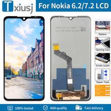 Pantalla LCD Original de 6,3 pulgadas para Nokia 7,2, 6,2, TA-1198, TA-1200, TA-1196, montaje de digitalizador con pantalla táctil 2024 - compra barato