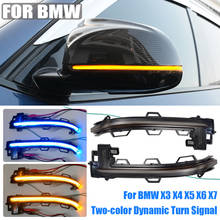 2PCS Dynamic Turn Signal LED Light Flowing Water Blinker Flashing Indicator For BMW X3 X4 X5 X6 X7 G01 G02 G05 G06 G07 2024 - buy cheap