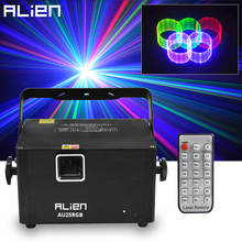 ALIEN Remote DMX 5IN1 RGB ILDA 3D Animation SD Card Laser Projector Scanner Pro Stage Lighting DJ Disco Bar Club Wedding Effect 2024 - buy cheap