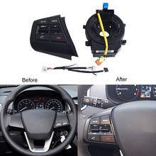 SPEEDWOW Car Steering Wheel Cruise Control Buttons Remote Volume Button Switches With Cables For Hyundai creta IX25 2024 - buy cheap
